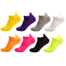 Athletische Sport-Knöchelboot-Socken Nylon Outdoor Basketball Fahrrad Laufen Fußball Atmungsaktive Rutschfeste Bonbonfarbene Kurzsocken