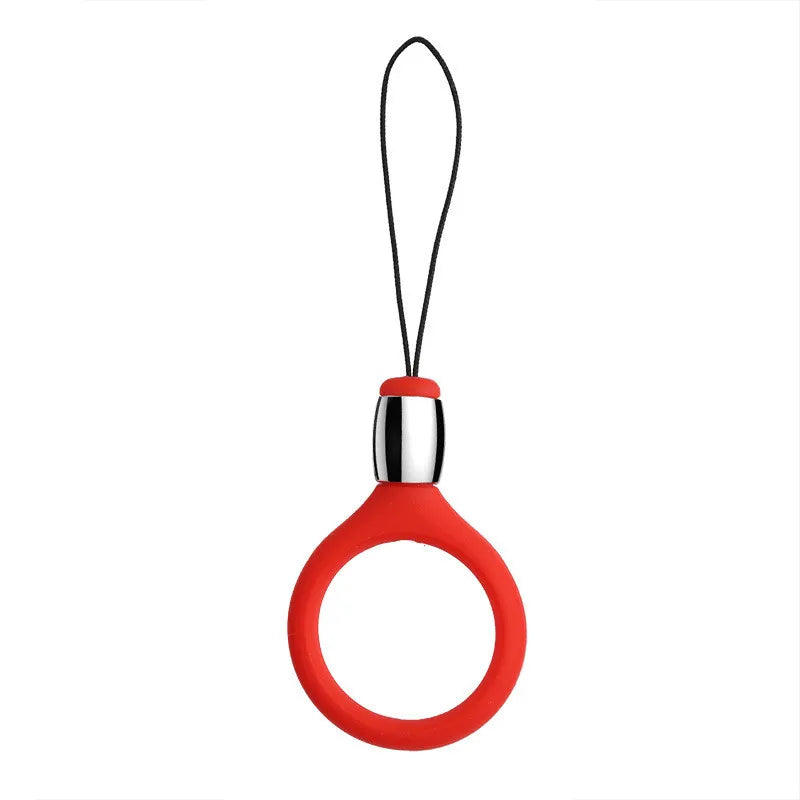 Universal Silicone Lanyard For Keys Phones Strap Keycord Lanyards Finger Rings Mobile Phone Accessories DIY Hang Rope Key Ring