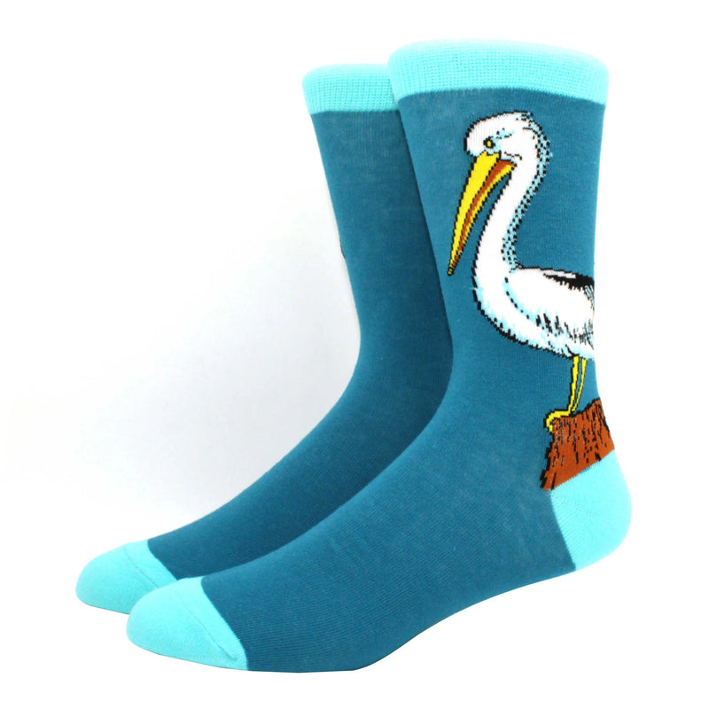 2024 New Hiphop Cotton Men Socks Harajuku Happy Funny animal Flamingo penguin chili Dress Socks for Male Wedding Christmas Gift