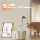 The Stillwater | 2.2L Stainless Steel Cat Drinking Fountain