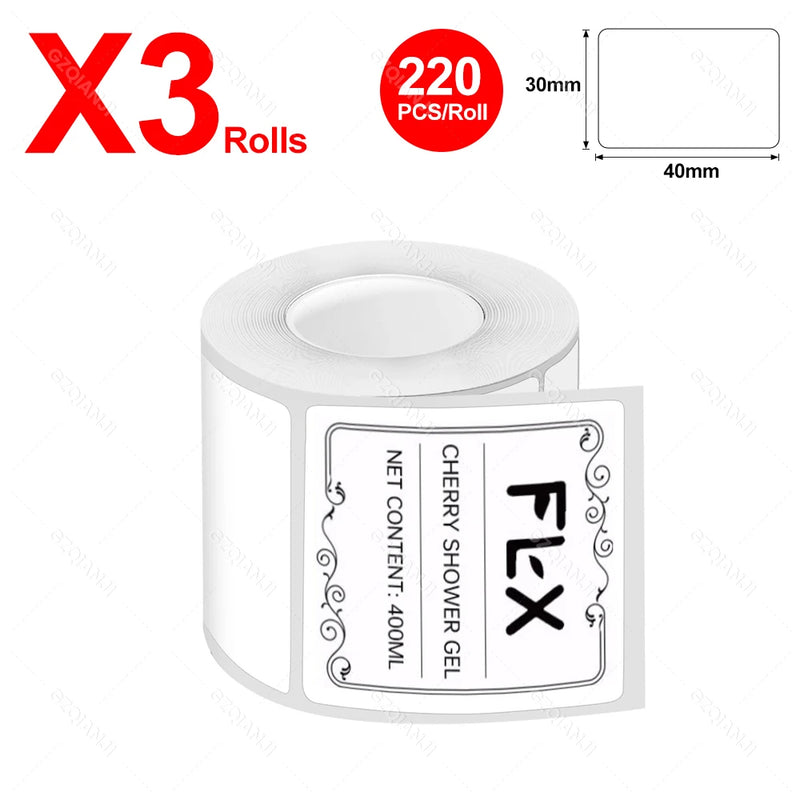 Wireless Label Printer P50 Inkless Bluetooth Thermal Label Maker Adhesive Label Sticker Machine DIY Pattern Barcode QR Code Tape