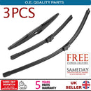 Front Rear Windscreen Wiper Blades Set For Ford Focus MK2 Hatchback 2004-2011 UK