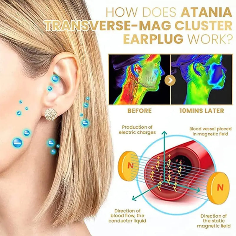 Dorina Earacupressure Magnetherapy Detoxi Earrings Ear Acupressure Magnetherapy Dorina Earrings Magnet Lymphatic Acupressure