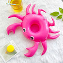 Inflatable Floating Beverage Coaster Flamingo Unicorn Beverage Rack Hawaiian Party Supplies Swimming Pool Birthday Party Decorat
