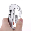 Multifunktionaler Outdoor Klappwerkzeug Karabiner Wander Camping Säge Messer Haken Schnalle Karabiner