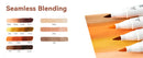 The Spectrum | Ohuhu Honolulu 36 Skin-Tone Alcohol Markers with Brush & Chisel Tips