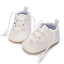 Newborn Baby Boys' Shoes Moccasin Fashion Casual Sports Shoes White Baptist Soft Sole Anti Slip First Step