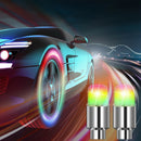 2 Pcs Car Wheel Tire Led Light Colorful Equipment Valve Lamp Air Valve Stem Caps Cover Accessories For Mountain Bicycle Motor