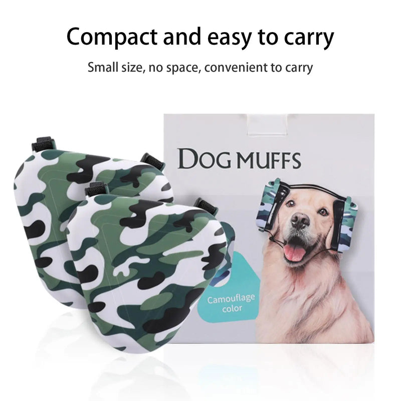 Anti-noise Dog Earmuffs Noise Reduction Hearing Protection Adjustable Elastic StrapsEar Cover For Fireworks Thunder Supplies