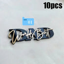 10Pcs Acrylic Dad Birthday Cakes Topper for Father's Day Party DIY Baking Cupcake Decor Tools Happy Birthday Decoration Supplies