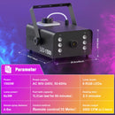 U'King 1500W Smoke Machine RGB 6 LED Fog Machine with Remote Control DJ Disco Christmas Stage Effect Wedding Fogger Machine