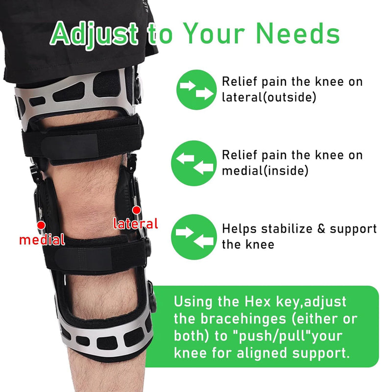 OA Unloader Knee Brace Preventive Protection Relief Arthritis Join Pain Degeneration Osteoarthritis Correction Knee Orthopedics