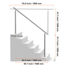 The Anchorage | Stainless Steel Outdoor Transitional Handrail System