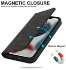 RFID Geldbörsen-Kartenhalter Macsafe Leder-Klapphülle für Magsafe iPhone 14 Plus 13 12 15 Pro Max 14Pro 15Pro Mac Safe Ständerabdeckung