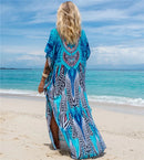 Kaftan Dresses for Women Plus Size Bathing Suit Cover Up Vneck Batwing Dress Loose Fit Moroccan Caftan Mumu Dresses