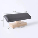 1pc Wooden Base T-Shaped PU Leather / Velvet Bracelet Display Rack Bangle Watch Hairband Jewelry Storage Stand Holder Organizer