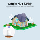 ANNKE 4MP Battery WiFi Security Camera PT Auto Tracking Color Night Vision Wireless IP Camera 4CH Homebase Security System