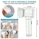 5 in 1 Electric Cleaning Brush Bathroom Kitchen Scrubber 5 Replaceable Brush Head Powerful Handheld Rechargeable Shower Scrubber