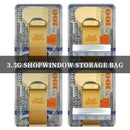 3.5g Waterproof Bag Empty Resealable Smell Proof Zipper Lock Plastic Mylar Bags cookies Pouches Laser Unique Shape Edible Pouch