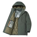 Thick Winter Jacket Men Warm Hat Detachable Jacket Winter Puffer Men Winter Jackets Windproof Coats Casual 2024 New Arrivals
