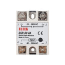 AC 220V Solid State Relay SSR-10AA SSR-25AA SSR-40AA SSR-60AA 10A 25A 40A 60A AC Control AC SSR Relay 80-250VAC TO 24-380VAC