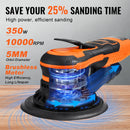 VEVOR Random Orbital Sander 350W Brushless Orbital Sander 10000 PRM 6 Variable Speed Sanding Machine for Woodworking Detailing