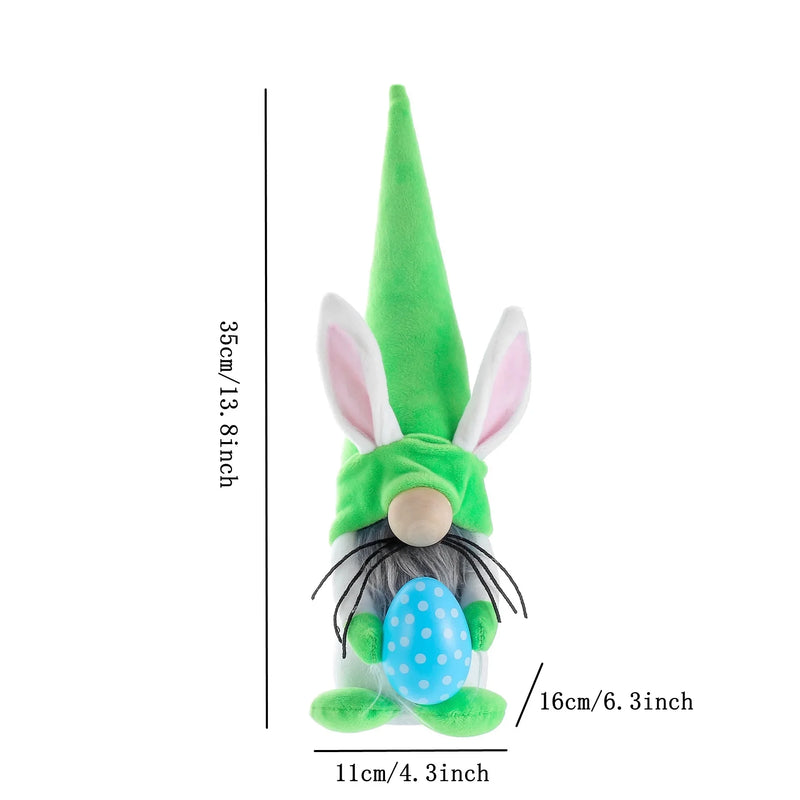 Easter Faceless Gnome Rabbit Doll Cartoon Home Easter Ornament Bunny Doll Easter Party Gifts