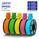 JAYO 5Rolls PETG Filament 1.75mm High Speed PETG 3D Printer Filament 1.1KG/Roll High Flow Speedy Matte 3D Printing Materials