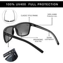 ZENOTTIC Polarisierte Sonnenbrille Damen Herren Leichtes TR90 Gestell UV400 Schutz Eckige Sonnenbrille 2022 2023