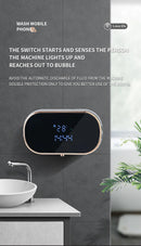 Smart Automatic Foam Soap Dispenser USB Charging Hand Washing Machine ABS Material Two Colors for Bathroom