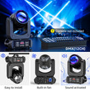 U’King 150W Beam Moving Head Light 18 Prisma 8 Gobo Bühnenlicht DMX DJ Licht für Hochzeit Kirche Party KTV Disco DJ Bar