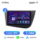 Junsun Android Wireless CarPlay Auto Car Radio For Seat Leon MK2 2005-2012 Car Intelligent Systems DSP SWC RDS GPS FM BT