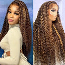 4/27 Deep Wave Lace Frontal Wig 13x4 HD Deep Wave Human Hair Wigs Pre Plucked Natural Hairline Transparent Lace Human Hair Wig