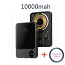 2024 New Transparent Macsafe Power Bank 15W Magnetic Wireless Charger For iPhone 12 13 14 15 Pro Power Bank External Auxiliary