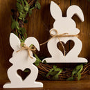 Love Rabit Silicone Candle Mold DIY Easter Heart Bunny Ornament Craft Gift Making Molds Soap Plaster Resin Home Decor Tools