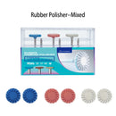Dental Rubber Polisher Composite Resin Polishing Diamond System RA Disc 14mm Wheel 3 Colors Diamond Spiral Flex Brush