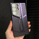 Luxury Heat Dissipation Cooling Case For Samsung Galaxy S25 S24 Ultra S23 Plus S22 Camera Protection Shockproof Bumper Cover