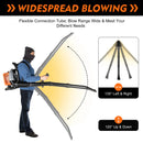 65CC 2Stroke 2.7KW  Petrol Backpack Gas Powered Leaf Blower Commercial Lawn Blower for Outdoor Garden Grass Clean