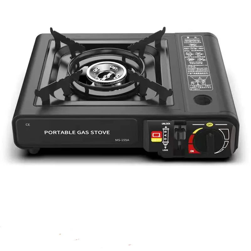 2900W Outdoor Cassette Gas Stove Cassette Gas Stove Dual-purpose Portable Gas Grill Cassette Butane Vehicle-mounted Gas Stove