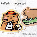 Non-Slip Rubber Mouse Mat Computer Kawaii  Anti-Slip Desk Pad Cute Cartoon Animal Mouse Pad Coffee Mats Soft Mouse Pad Girl Gift