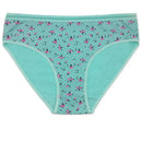 Sexy Women's Panties Plus Size Female Underwear Cotton Mid-rise Underpants Solid Color Ladies Briefs Floral Printed 3 Pcs/lot