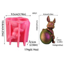 3D Easter Bunny Silicone Mold, Rabbit Hug, Easter Egg, Handmade Aromatherapy, Plaster Candle, Home Decoration Gift, 2024