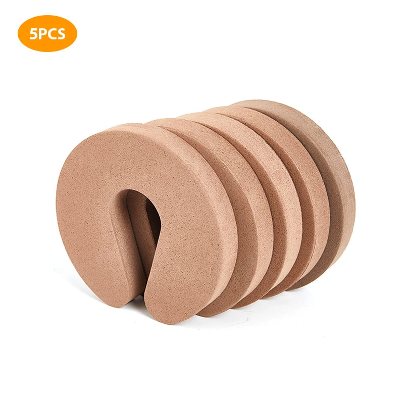 5Pcs Soft Foam Door Stopper Protection Baby Safety Keeps Doors From Slamming Prevents Finger Pinch Injuries Finger Protector