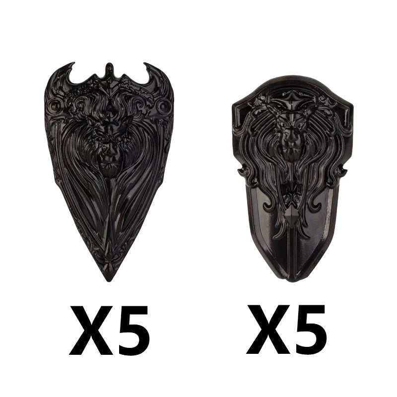 Medieval MOC Weapon Figure Accessories Building Blocks Soldiers Sword Shield Bow Arrow Trident Hammer Axe Spear Brick Kid Toy