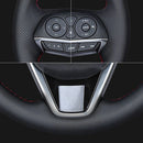 Hand-stitched Artificial Leather Car Steering Wheel Covers For Mitsubishi Lancer EX10 Lancer X Outlander ASX Colt Pajero Sport