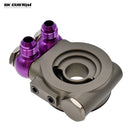 Oil Cooling Adapter Retrofit Oil Cooling Kit Sandwich Panel 360° Rotatable Thermostat Adapter 80° and 90°