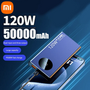 Xiaomi 120W 50000mAh Powerbank mit hoher Kapazität, Schnellladefunktion, tragbares Akku-Ladegerät für iPhone Samsung Huawei NEU