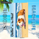 30*60inch Ultra-Soft Beach Towel with Beach Fun Guinea Pig Chillin in The Heat Towel