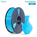 SUNLU 1KG PLA /Clear 3D Printer Filament 1.75mm 1000g Spool (2.2lbs) Neatly Arranged No Knot Filament Fit Most FDM Printer