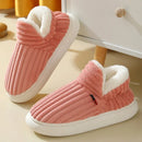 Warm Furry House Slippers Women Men Winter New Fashion Comfort Plush Slippers Home Indoor Outdoor Soft Thick Sole Cotton Shoes